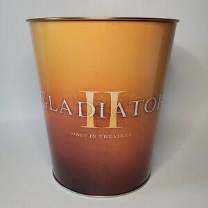 Gladiator II Metal Popcorn Bucket Tin Movie Collectible Limited Edition